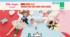 Desktop Screenshot of littlecitizensboutique.com